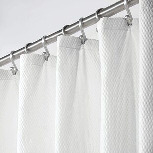 180 出口剩余速干涤纶布柔浴帘单素色隔断帘纯白蜂窝衣橱挂帘180