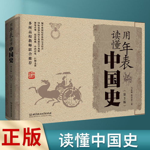 【正版速发】 用年表读懂中国史 年鉴派史学风格以新的视角为读者打开读史新方式的课外历史阅读书籍