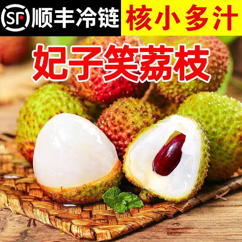 广东茂名白糖罂荔枝地理标志 新鲜现摘冷链保鲜孕妇水果老少皆宜