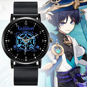 原神手游散兵温迪霄宫雷电将军刻晴非防水动漫初高中学生石英手表