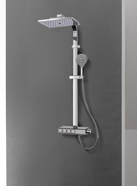 科勒艾贝灵控恒温三出水淋浴柱花洒K-23861T/23749T/23753