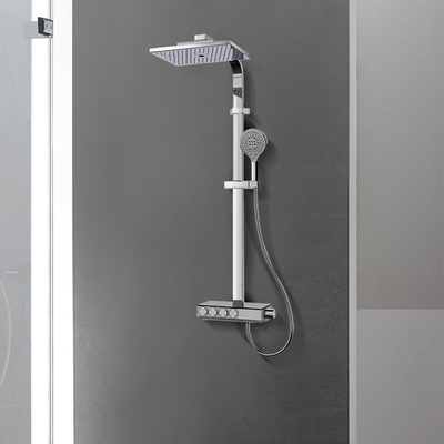 科勒三出水淋浴柱多功能花洒