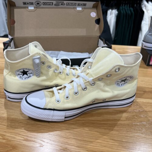 匡威经典系带allstar纯色黄色休闲高帮帆布鞋男女中性情侣A18094C