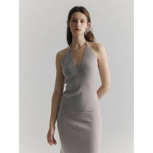 和煦之墨法式小性感V领针织衫