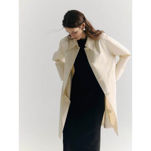 SOFTSELF2025秋季新款宽松风衣