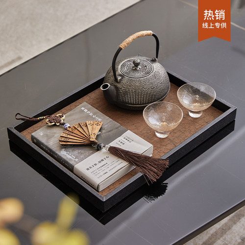 多套中式国潮风托盘茶具组合美陈
