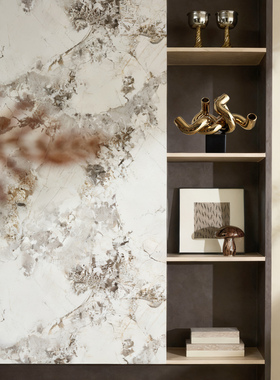 集设家居雅奢壁龛艺术摆件组合电视柜软装金属雕塑蘑菇摆件家居