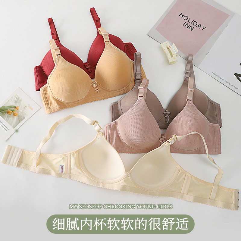 中老年大码无钢圈薄款舒适文胸