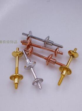 纯银韩版时尚风耳饰品