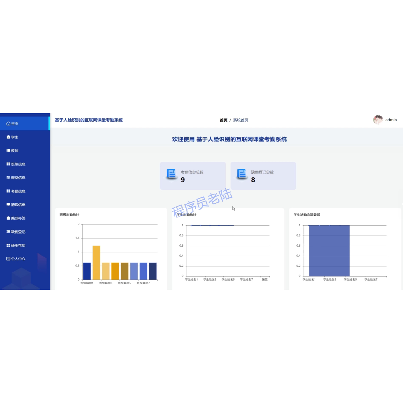 人脸考勤系统|java|springboot|vue|mysql|万字文档