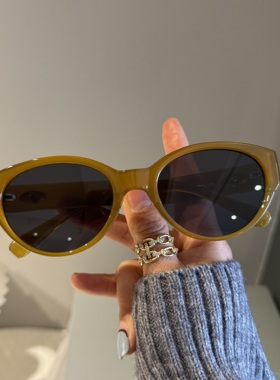 欧美风大脸显瘦太阳镜街拍防晒