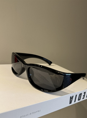 PATTYKOU防紫外线黑色发箍墨镜