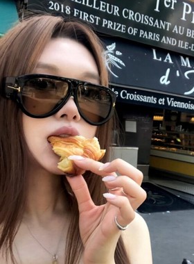 高级网感墨镜女飞行员式茶色