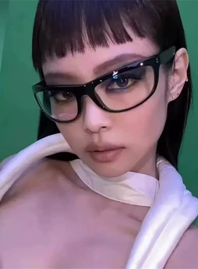 PATTYKOU同款复古猫眼浅色墨镜