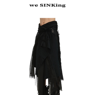 沉没SINKing 2026 由 One-piece Wrap Skirt 棉麻绳结 一片式裹裙