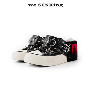 沉没SINKing 2026由 Blood Canvas Sneakers 红血铆钉 低帮帆布鞋