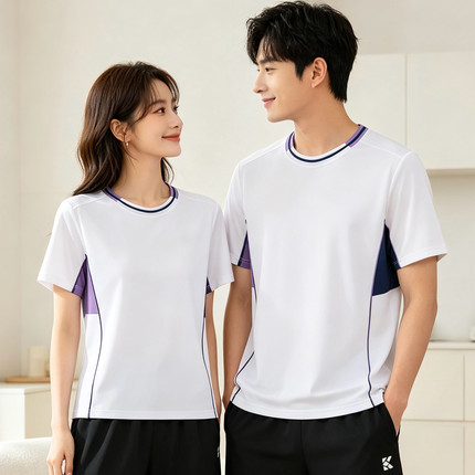 2026新款羽毛球服男套装女比赛训练服团购定制球衣印字队服速干