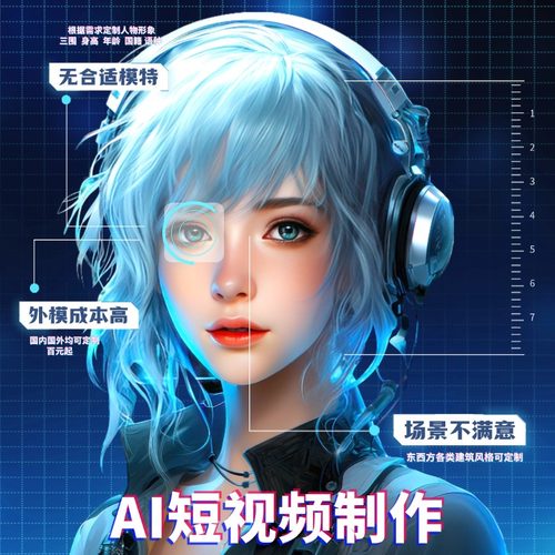 ai视频代制作生成mg三维cg动画广告拍摄短剧微电影视动漫mv宣传片 - 封面
