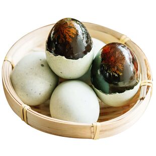 溢流香松花皮蛋65g10枚无铅工艺鸭皮蛋江西特产溏心变蛋凉拌皮蛋