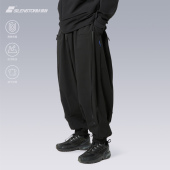 束脚裤 休闲宽松运动长裤 直筒阔腿裤 SILENSTORM日系工装 坠感灯笼裤