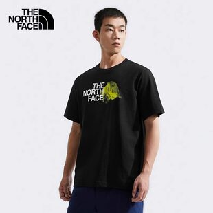 TheNorthFace北面短袖户外男款纯棉T恤透气圆领运动半袖88GB