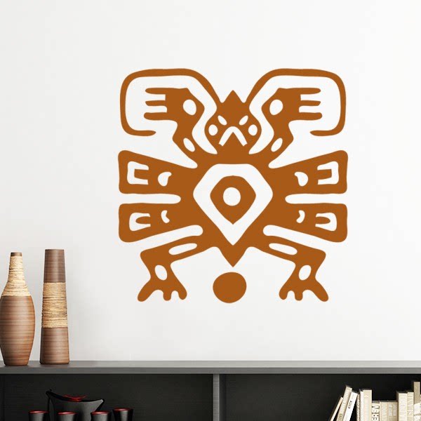 墨西哥图腾古老文明墙贴壁纸房间贴花