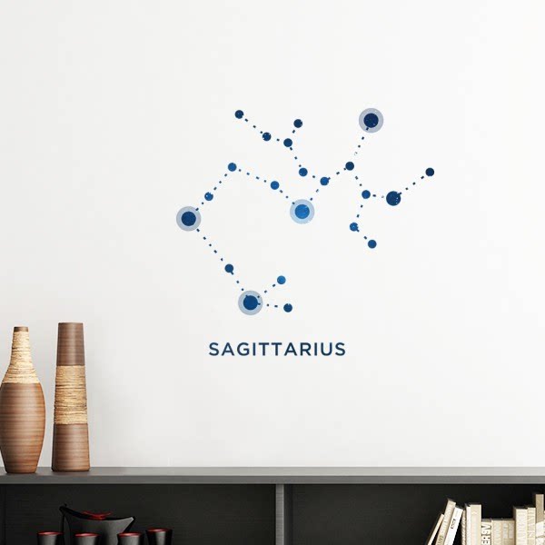 射手座星座星盘宇宙墙贴壁纸房间贴花