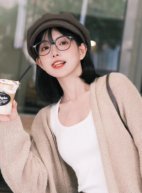 报童帽女生画家帽八角帽春秋冬季