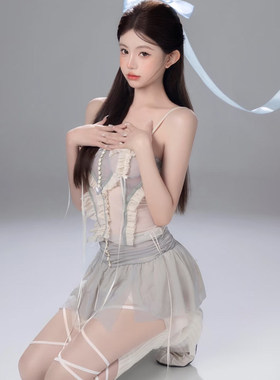 蝴蝶结头饰长飘带发饰女生写真