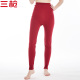 中厚保暖衬裤 专柜款 打底裤 纯棉修身 三枪秋冬女士高腰长绒棉秋裤