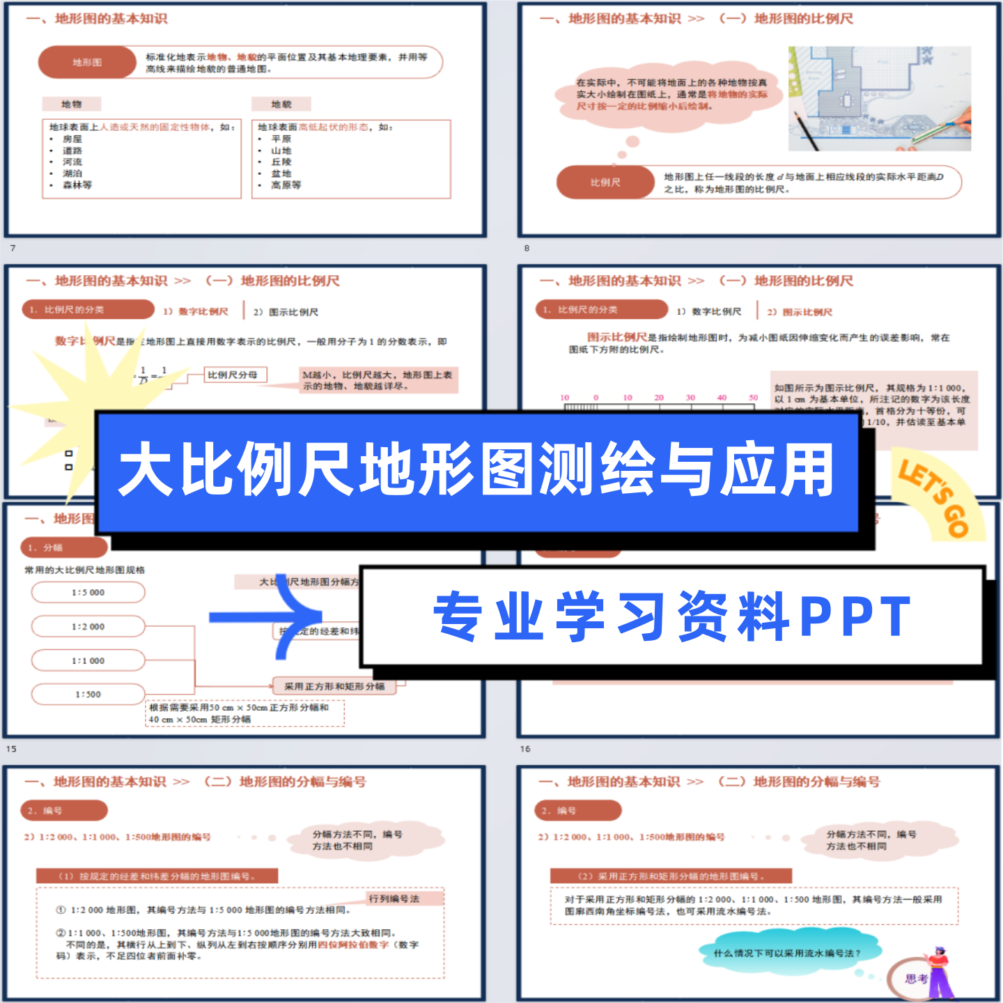 大比例尺地形图测绘与应用 专业学习资料PPT