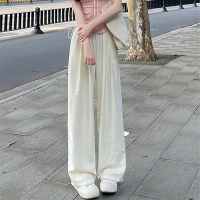 奶芙感孕妇阔腿裤显瘦薄款