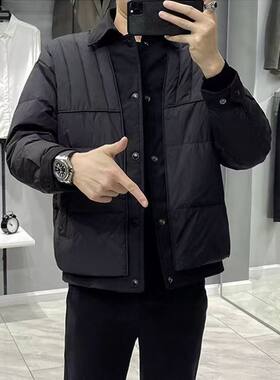 羽绒服男士外套短款2026