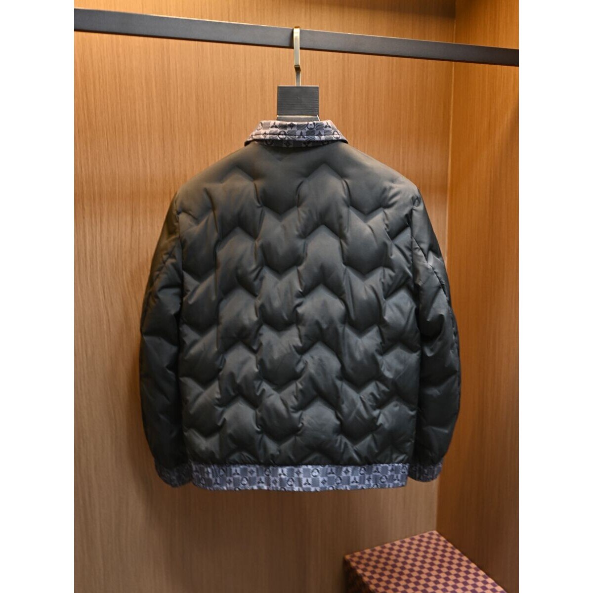 欧洲站潮牌翻领羽绒棉服男装冬季保暖修身轻奢简约高品质棉袄外套