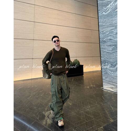 PLANBCK发财森系工装裤多