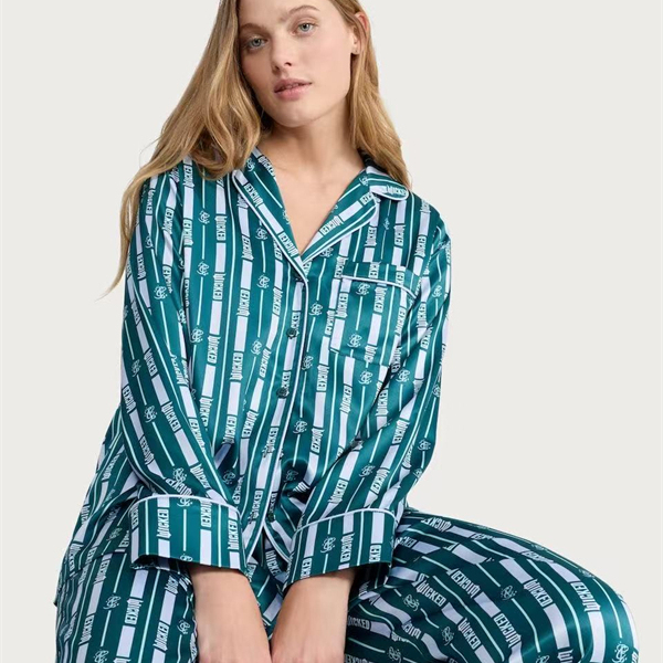 TESCO 条纹字母印花睡衣套装家居服