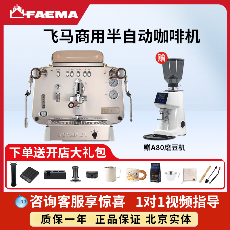 FAEMA飞马E61半自动咖啡机单头双头手电控可选商用意大利原装进口