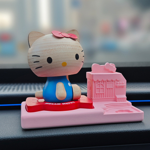 jeancard摇头公仔hellokitty车载摆件香薰饰品中控送女生日礼物
