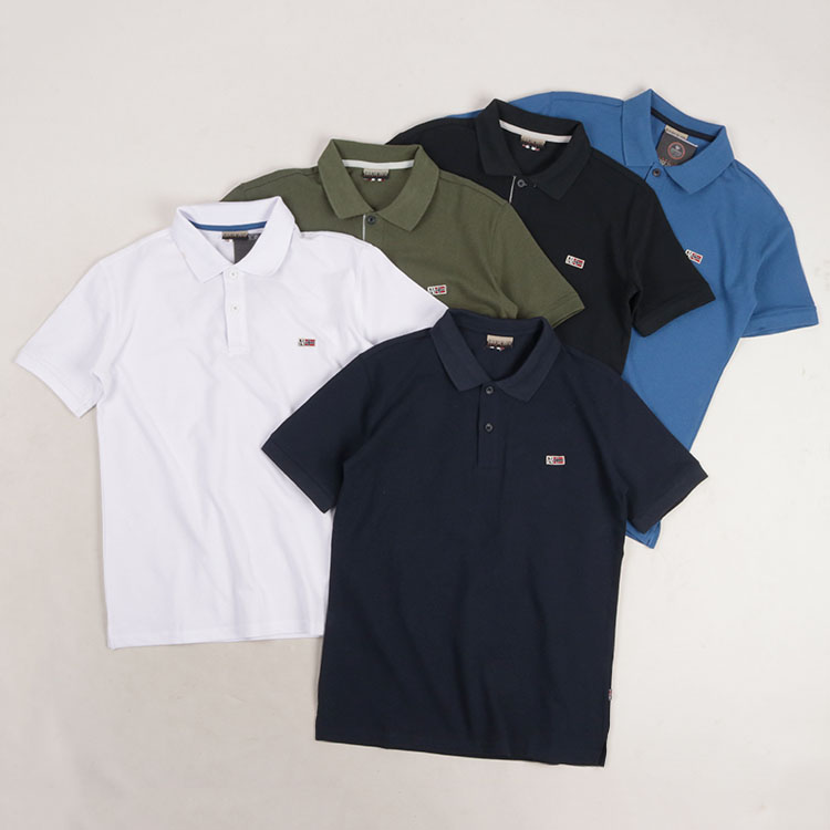 夏季短袖商务休闲珠地棉纯棉