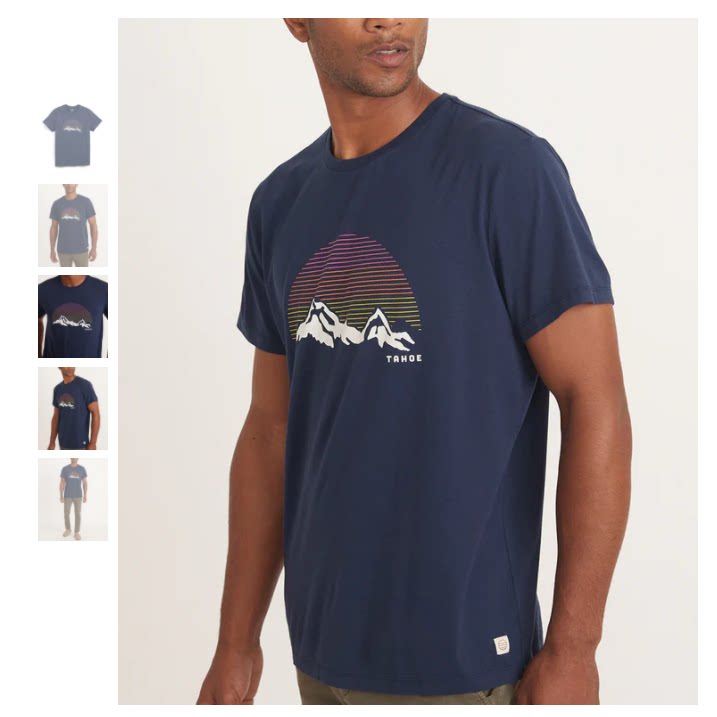 45%莫代尔！超舒爽欧美风！夏季潮流宽松T恤休闲短袖圆领大码男装