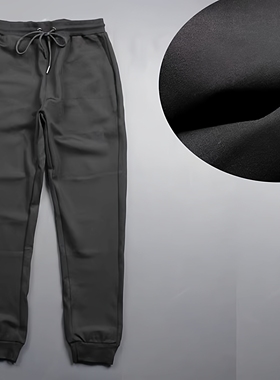 大次品处理！420克春秋薄绒高端时尚保暖休闲春秋长裤卫裤男裤