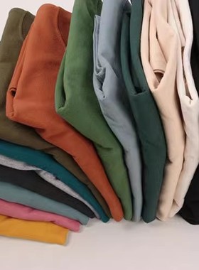 看得见的厚度！270克重磅不透白色t 简约男女纯棉圆领短袖T恤男装