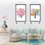 Phòng khách phòng ngủ vải treo tranh lối đi vẽ tay thực vật tấm thảm trang trí tường tranh tường hầm nền vải sơn - Tapestry thảm treo tường mandala