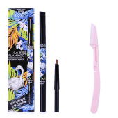 火烈鸟正品 自动眉笔精准塑型自动眉笔防水防汗持久03深棕色