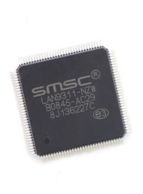 LAN9311I-NZW TQFP128 以太网控制器IC 五端口百兆交换机芯片全新