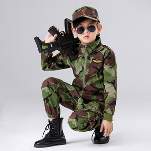 儿童迷彩服特种兵男童套装军拓展训练服小学生军训服装春季新品