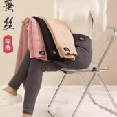 子 加绒加厚保暖裤 女2025秋冬高腰显瘦大码 东北抗寒打底裤 蚕丝棉裤
