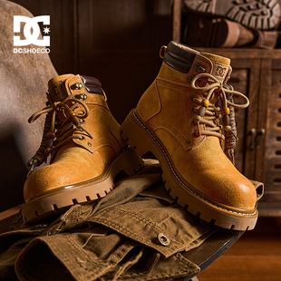 DCSHOES马丁靴男冬季男鞋2026新款男士靴子棉鞋大黄靴男靴工装靴