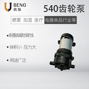 齿轮泵12V自吸泵耐高温化工泵循环抽油水泵