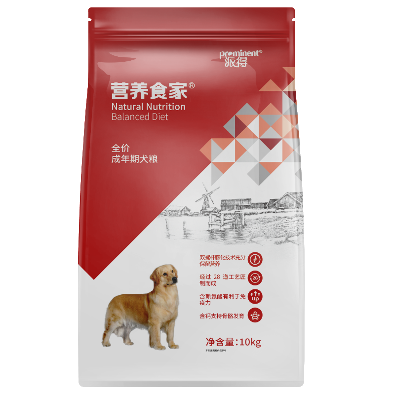 派得营养10kg萨摩通用成犬粮全价